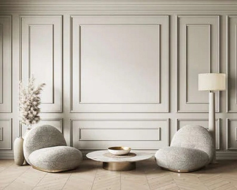 Decoratiuni perete din poliuretan pentru un living modern