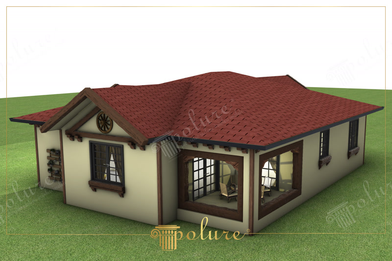 Modele Grinzi Poliuretan Exterior Căsuță Rustică