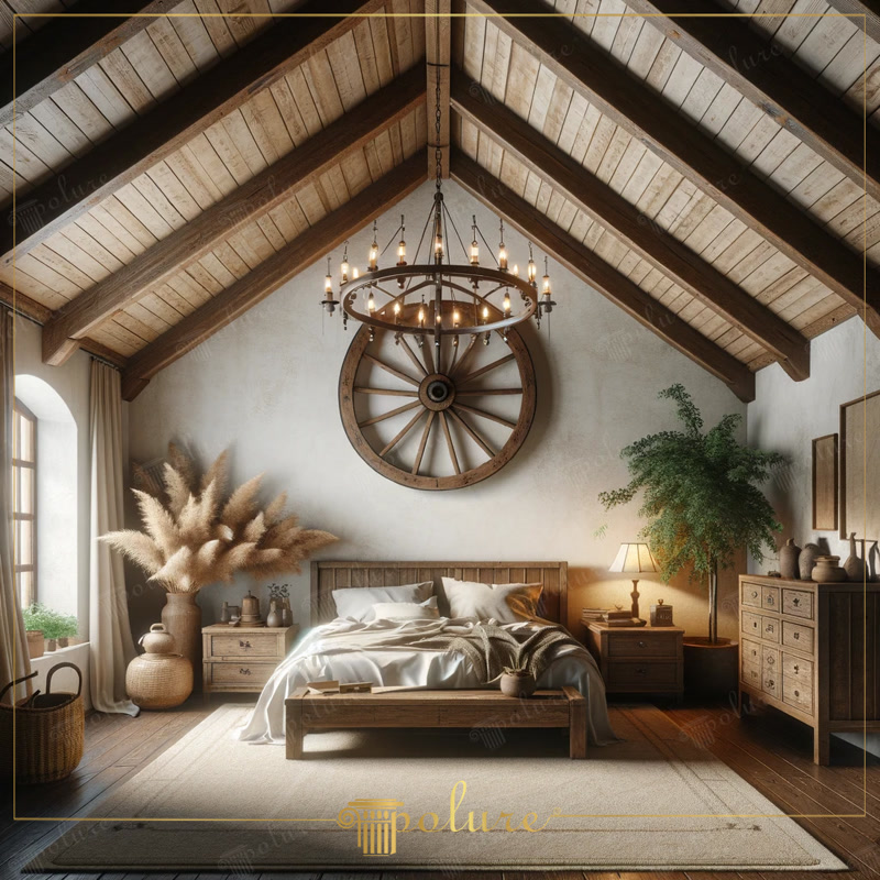 Grinzi Din Poliuretan Pentru Decor Rustic Dormitor