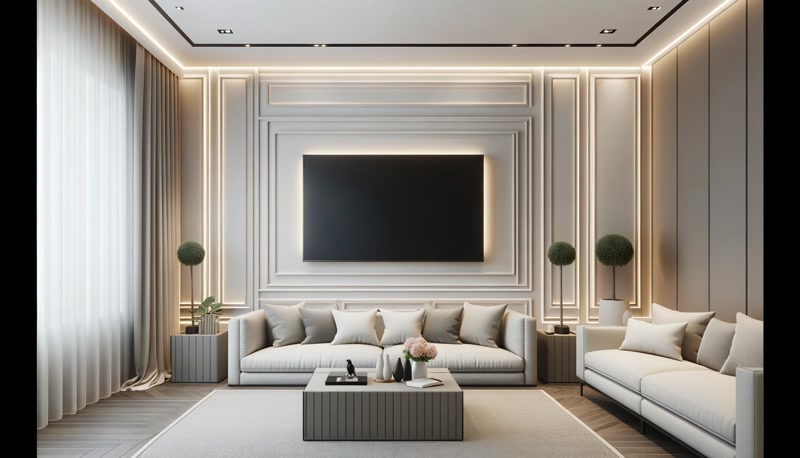 Profile din poliuretan pentru decorarea sufrageriei moderne
