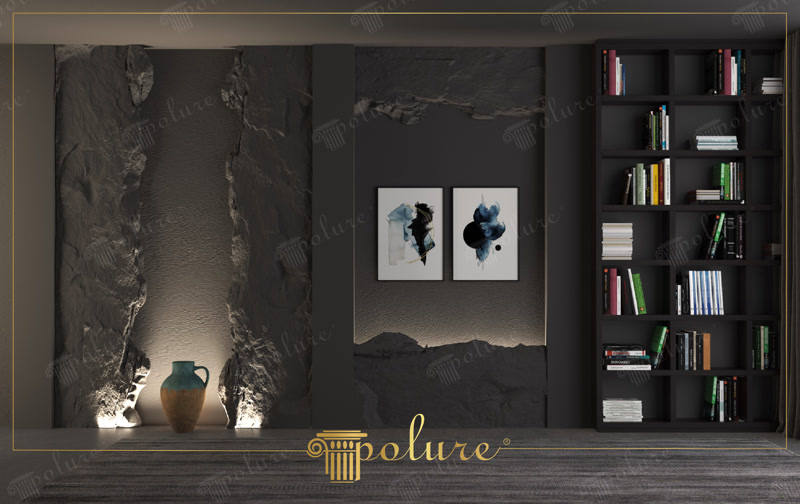Panouri Decorative Poliuretan Efect Piatra pentru Living