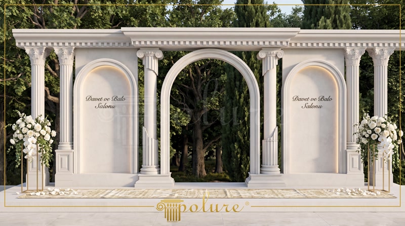 Poliuretan Coloane și Arcade Decorative pentru Exterior