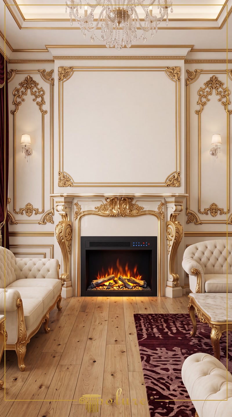 Modele Șemineu Poliuretan și Profil Baghetă Perete