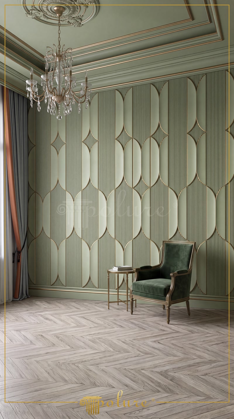 Panouri Poliuretan Decorativ Pentru Perete Living Clasic