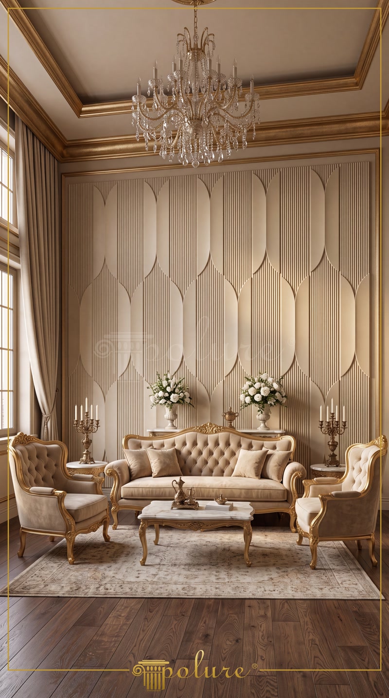 Panouri Din Poliuretan Pentru Decorarea Unui Living Clasic