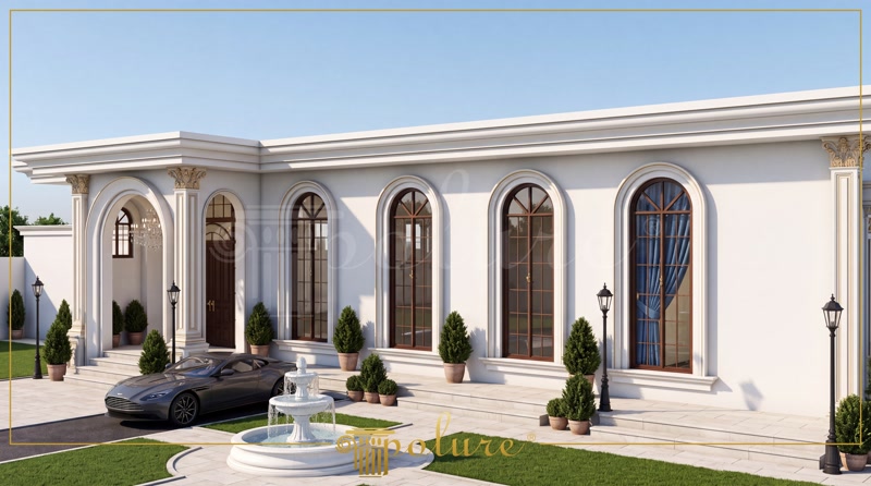 Fațadă Clasică din Poliuretan pentru Case și Spații Elegante