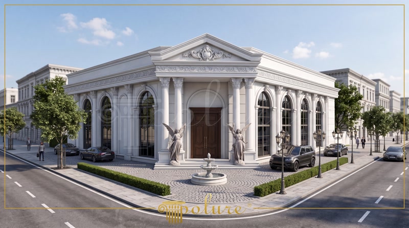 Design de Fațadă Clasică din Poliuretan pentru Clădiri Elegante