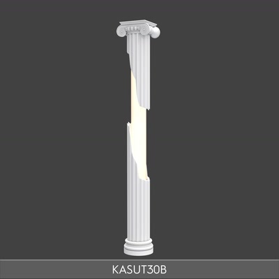 Stâlp de Iluminat Decorativ din Poliuretan Ionic 38x47x300 cm