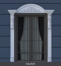 Ancadrament Decorativ Ușă Poliuretan Kombine 26x208x263 cm