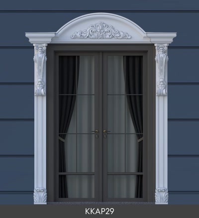 Ancadrament Decorativ Ușă Poliuretan Kombine 26x208x263 cm