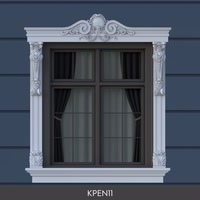 Ancadrament Decorativ din Poliuretan 22x200x228 cm pentru Ferestre