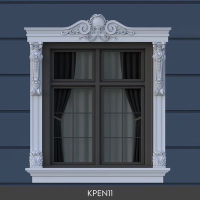 Ancadrament Decorativ din Poliuretan 22x200x228 cm pentru Ferestre