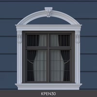 Ancadrament Arcuit din Poliuretan 216x266 cm pentru Ferestre