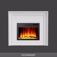 Mască Decorativă de Șemineu din Poliuretan 20x121x105 cm