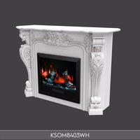Cadru semineu decorativ din poliuretan 48x145x105 cm
