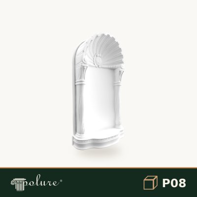 Nisă Decorativă Clasic Aparentă din Poliuretan 20x51x94 cm