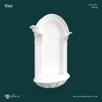 Nisa Decorativa din Poliuretan Clasica P09 25x68x107 cm