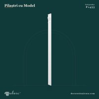 Pilastru Poliuretan Decorativ 4x12x227 cm Model Relief