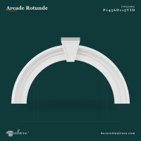 Arcadă Semicirculară Decorativă din Poliuretan 17x155 cm