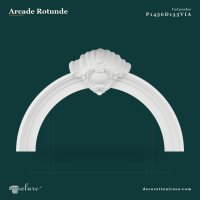 Arcada Decorativa Poliuretan 27x108 cm cu Ornament Central
