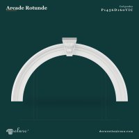 Arcada Rotundă Decorativă din Poliuretan 22x200x110 cm