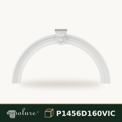 Arcada Rotundă Decorativă din Poliuretan 22x200x110 cm