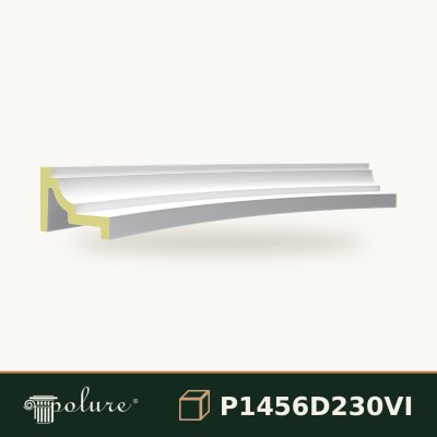 Arcadă Curbată din Poliuretan 14x111 cm pentru Uși și Ferestre