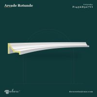 Arcadă Rotundă Poliuretan 49x204 cm pentru Uși și Ferestre