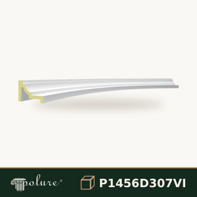Arcadă Rotundă Poliuretan 49x204 cm pentru Uși și Ferestre