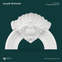 Arcada Decorativa Semicirculara 84x42 cm din Poliuretan