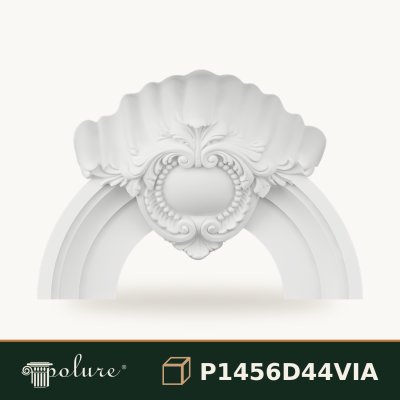Arcada Decorativa Semicirculara 84x42 cm din Poliuretan