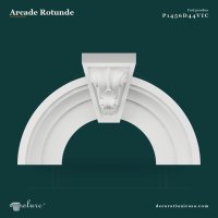 Arcada Curbata Poliuretan 22x84x42 cm cu Cheie de Bolt