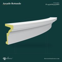 Arc Decorativ Rotunjit din Poliuretan 23x145x20 cm