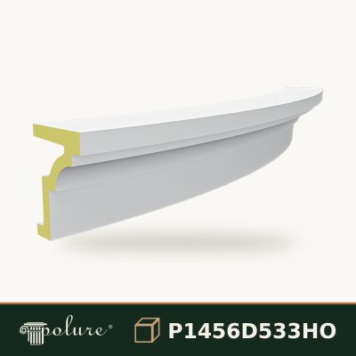 Arc Decorativ Rotunjit din Poliuretan 23x145x20 cm