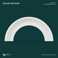 Arc Semicircular Decorativ din Poliuretan 14x115 cm