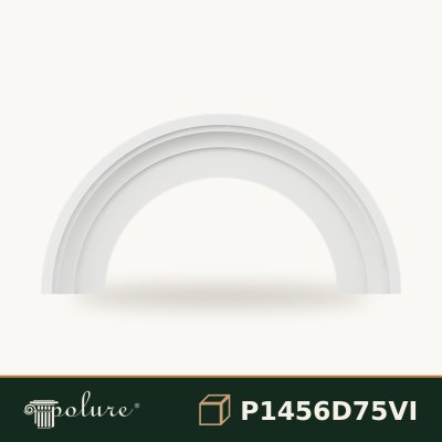 Arc Semicircular Decorativ din Poliuretan 14x115 cm