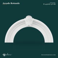 Arcadă Rotunjită din Poliuretan 21x115x64 cm Decorativă