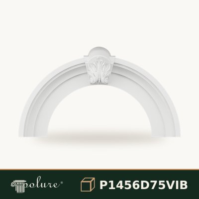Arcadă Rotunjită din Poliuretan 21x115x64 cm Decorativă