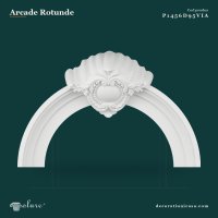 Arcadă Decorativă din Poliuretan Model Scoică 135x88 cm