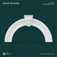 Arcada Rotunda Curbata din Poliuretan 135x77 cm