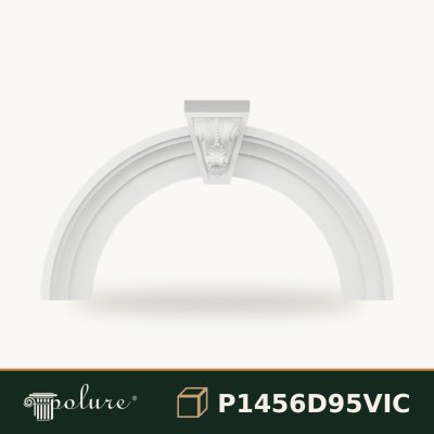 Arcada Rotunda Curbata din Poliuretan 135x77 cm