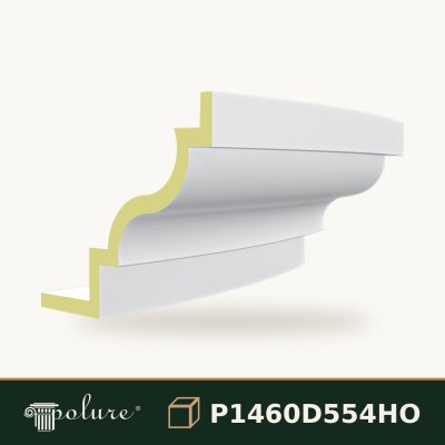 Arcadă curbată din poliuretan 60x130 cm pentru interior și exterior