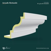 Arc curb din poliuretan 59x136 cm pentru usi si ferestre