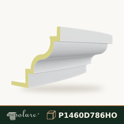 Arc curb din poliuretan 59x136 cm pentru usi si ferestre