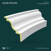 Arcada Curbata Rotunda din Poliuretan 54x144 cm Decorativ
