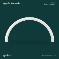 Arc curbat rotund din poliuretan 15x602x301 cm decorativ