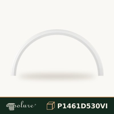 Arc curbat rotund din poliuretan 15x602x301 cm decorativ