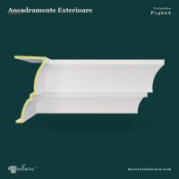 Ancadrament Decorativ Exterior 26 cm din Poliuretan
