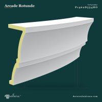 Arcada Decorativa Poliuretan 24x115 cm pentru Usi si Ferestre