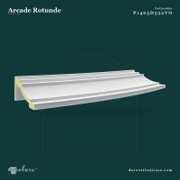 Arcada Curbata Poliuretan 13x119 cm pentru Usi si Ferestre